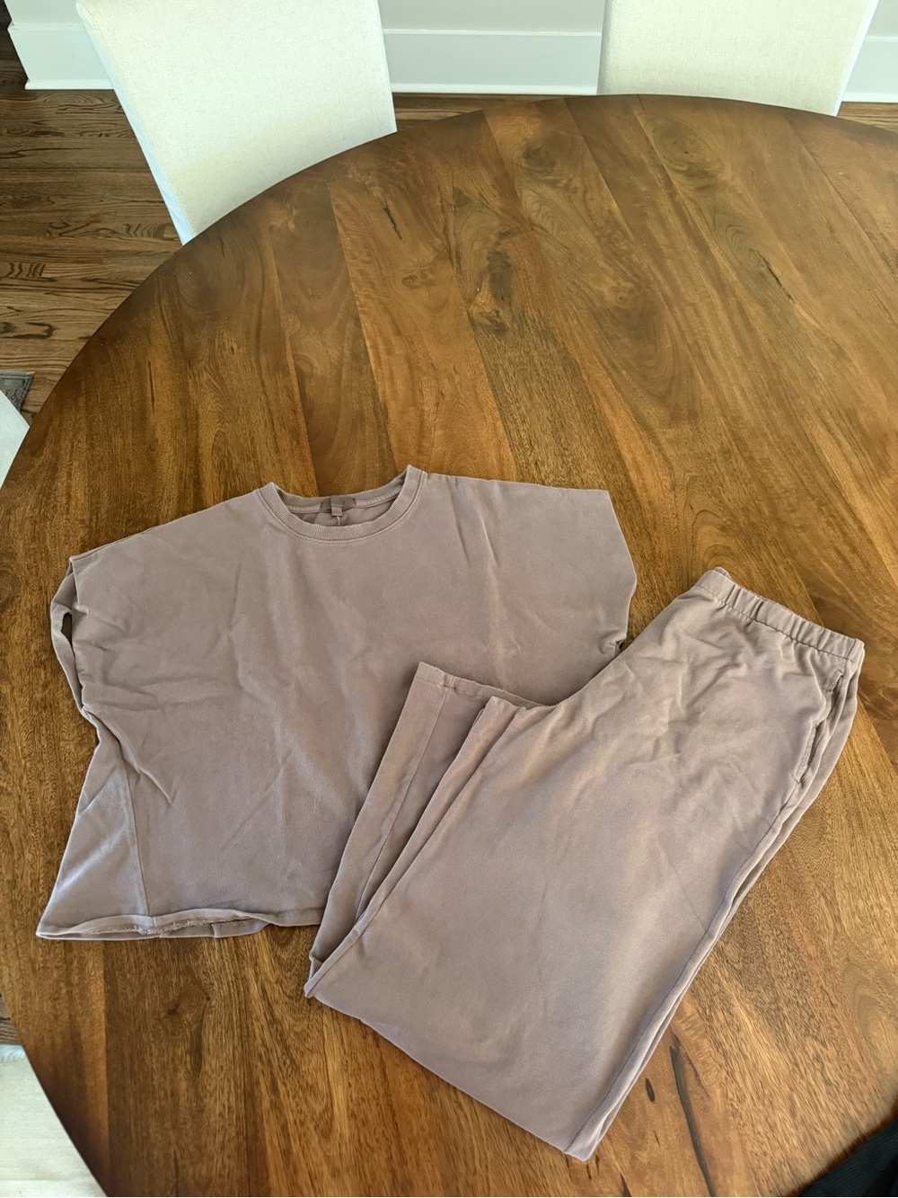 nuuds Mocha color comfy set - Swing muscle tee and matching pants